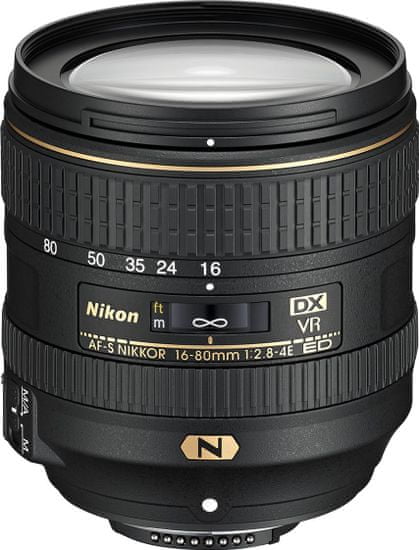 Nikon Nikkor AF-S 16-80 mm f/2,8-4E ED VR - rozbalené