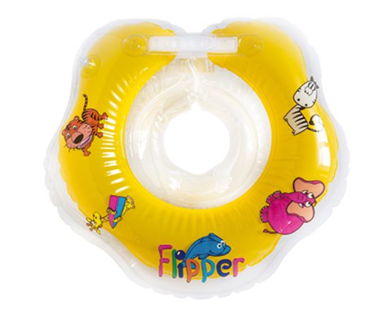 Teddies BABY Plávací nákrčník Flipper žltý