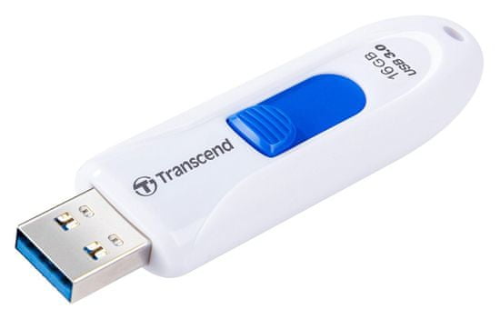 Transcend JetFlash 790 16GB, USB 3.0, biely