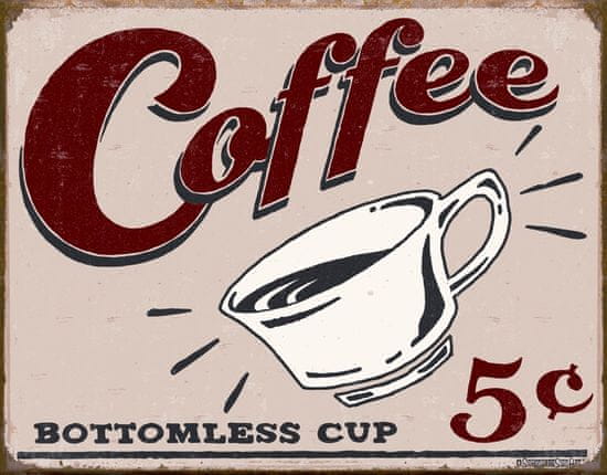 Postershop Plechová tabuľa Coffee 5c