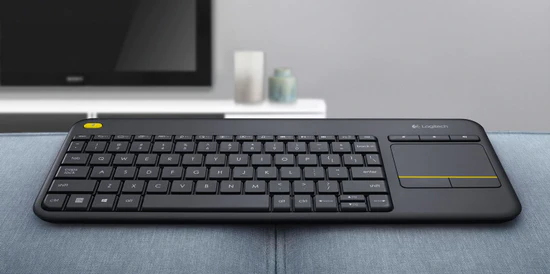 Logitech Wireless Touch Keyboard K400 Plus CZ čierna (920-007151)
