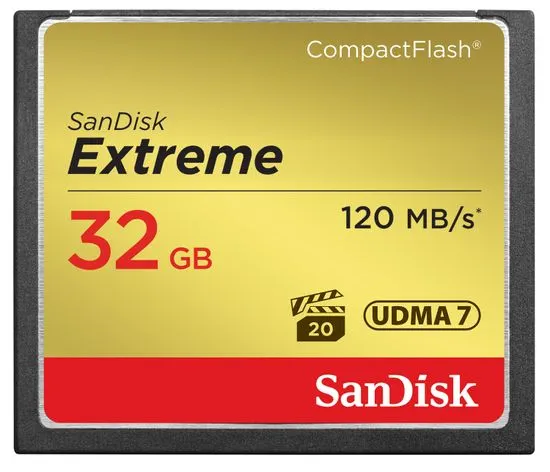 SanDisk Compact Flash Extreme 32GB 120MB/s (SDCFXSB-032G-G46)