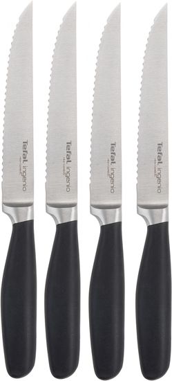 Tefal Ingenio sada 4 nerezových steakových nožov K091S414