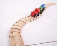 Bigjigs Rail drevená vláčikodráha Ohybná koľaj 2kusy