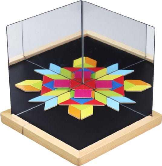 Teddies Magnetická tabuľka so zrkadlami