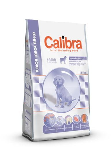 Calibra Junior Large Breed Lamb 15 kg