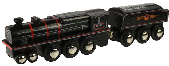 Bigjigs Rail Replika lokomotívy Black 5 engine