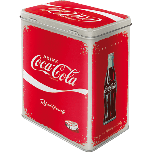 Postershop Retro dóza L Coca-Cola (Coke Belongs) 10x14x20cm