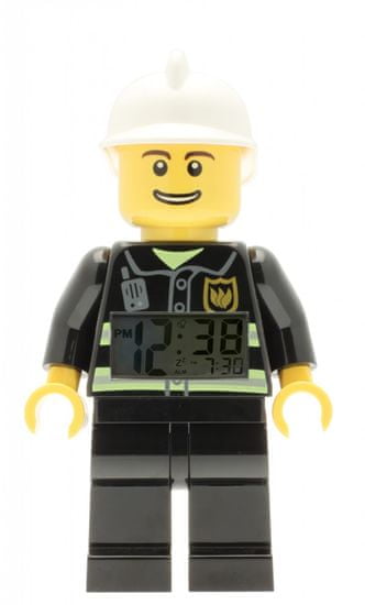 LEGO Detský budík Fireman