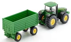 SIKU Farmer - traktor John Deere s vlekom, 1:50