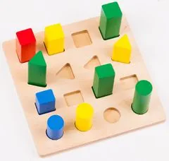 Montessori Rebrík - geometrické telesá