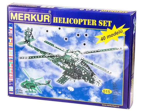 Merkur Helikopter Set 40 modelov 515ks