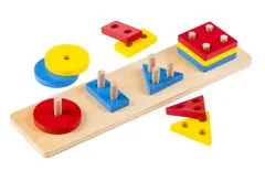 Montessori Farebné geometrické tvary - triedenie