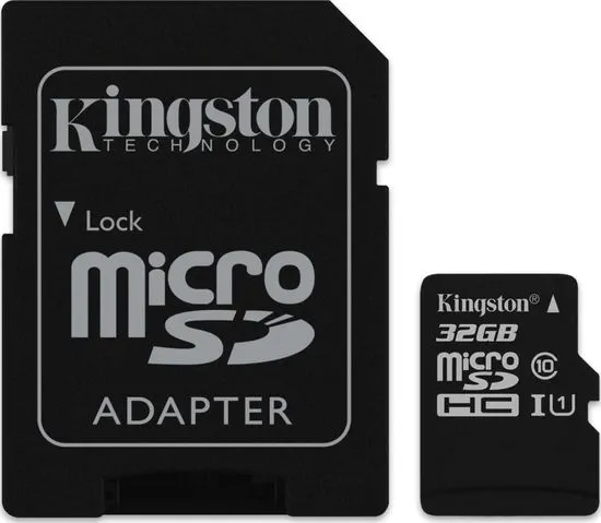 Kingston microSDHC 32GB UHS-1 (class 10) Gen2 45MB/s+ adaptér SDC10G2/32GB
