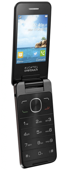 Alcatel 2012D, hnedý