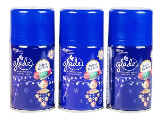 Glade 3 x Glade by Brise Automatic Velvet Tea Party 3 x 269ml