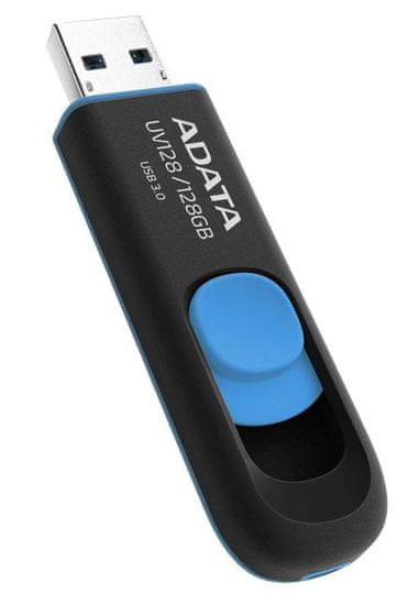 A-Data UV128 128GB čierny/modrý (AUV128-128G-RBE)
