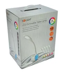 Solight LED stolná lampička stmievateľná, 256 farieb