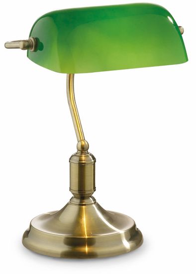 Ideal Lux Stolná lampa Lawyer Brunito 45030