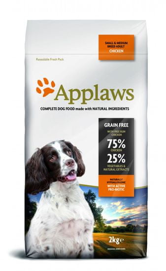 Applaws Dog Adult Small & Medium Breed Chicken 2 kg