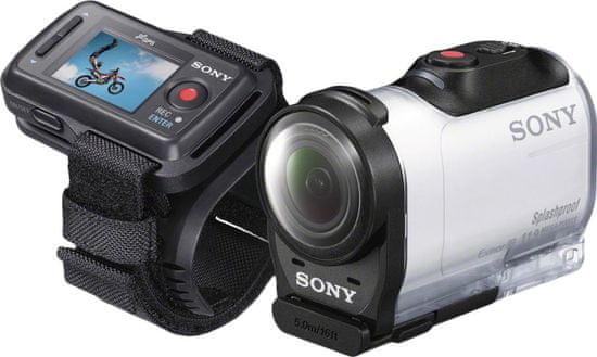 SONY HDR-AZ1VR Action Cam Mini Kit s náramkovým dálkovým ovladačem Live-View RM-LVR2 (HDRAZ1VR.CEN)