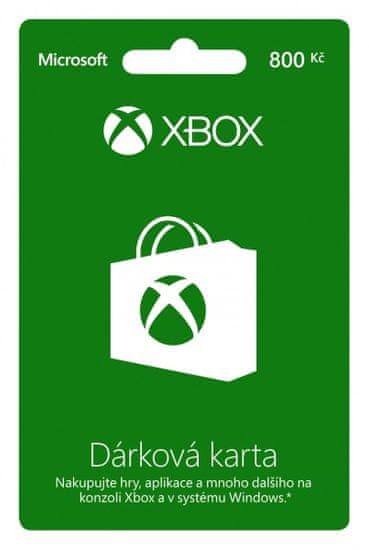 Microsoft XBOX LIVE Předplacená karta LIVE 800 Kč