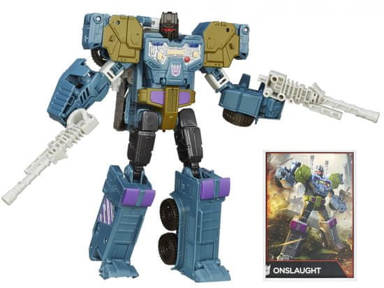Transformers s doplnkami a náhradným vybavením Onslaught