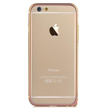 Devia Hliníkový ochranný kryt, Apple iPhone 6, oblý, růžový