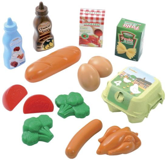 ECOIFFIER Plastové hračky potraviny v sieťke