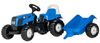 Rolly Toys Šliapací traktor Rolly Kid Landini modrý s vlekom