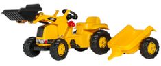 Rolly Toys Nakladač Caterpillar s vlečkou - žltý