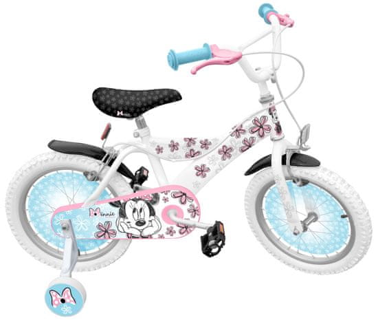 Stamp Bicykel 16'' s postrannými kolieskami Minnie Exclusive