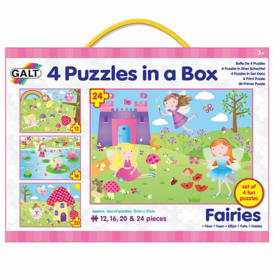 GALT 4 Puzzle v krabici - Víly
