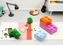 LEGO Úložný box 12x25x18 cm tmavozelená