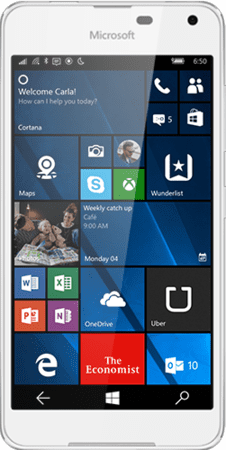 Microsoft Lumia 650, SingleSIM, biely