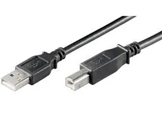 PremiumCord USB 2.0 A-B kábel, M/M, 3 m