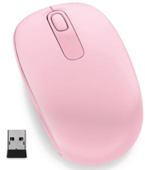 Microsoft Wireless Mobile Mouse 1850, Light Orchid (U7Z-00024)