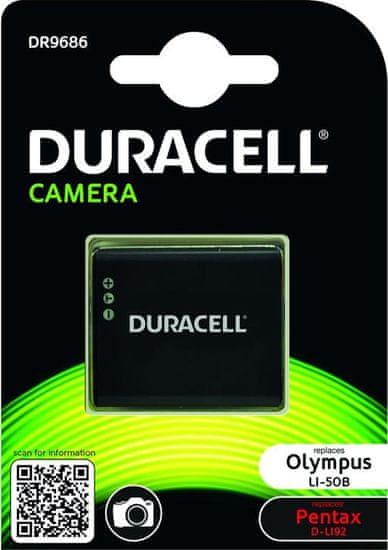Duracell DR9686 pre Olympus Li-50B