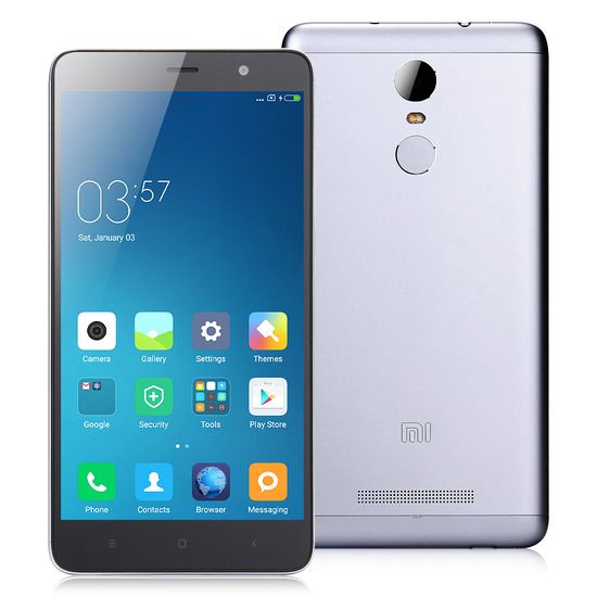 Xiaomi Redmi Note 3 PRO, LTE, 2GB/16GB šedý