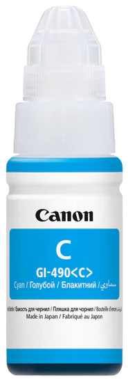 Canon GI-490 C (0664C001), azúrová