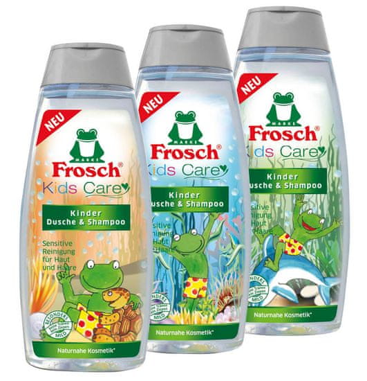 Frosch Sprchový gél a šampón EKO pre deti 3x250ml