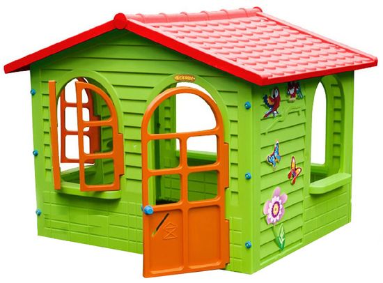 Mochtoys Záhradný domček s oknami a dverami
