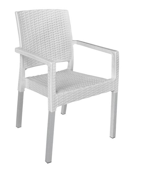 MEGA PLAST MP692 RATAN LUX (AL nohy) stolička