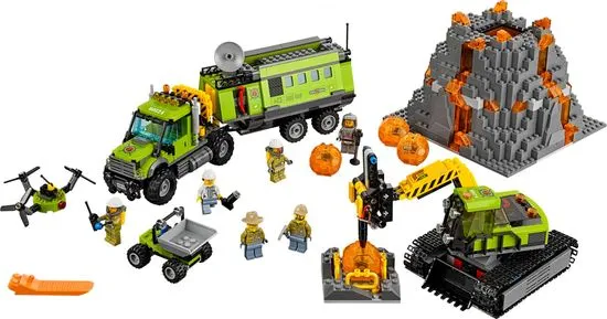LEGO City 60124 Sopečná základňa prieskumníkov