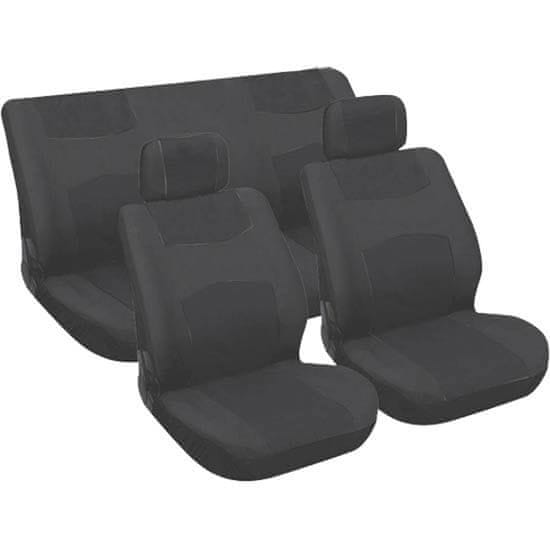 CarPoint Poťahy sedadiel - čierne (0310051)