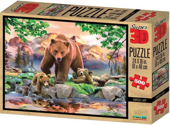 Lamps 3D Puzzle Medvede 500 dielikov