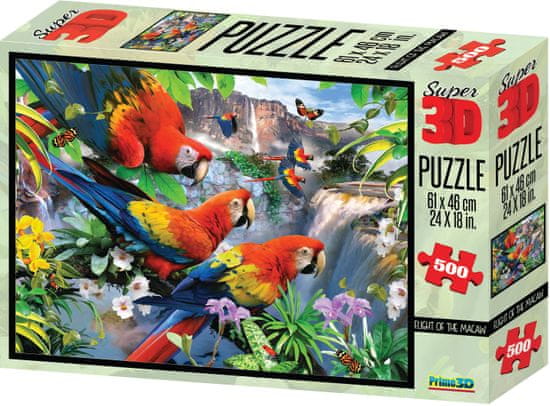 Lamps 3D Puzzle Papagáje 500 dielikov