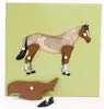 Montessori Puzzle s kostrou - kôň