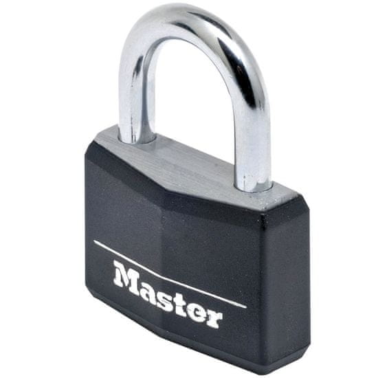 Master Lock Visiaci zámok hliníkový 50mm čierny