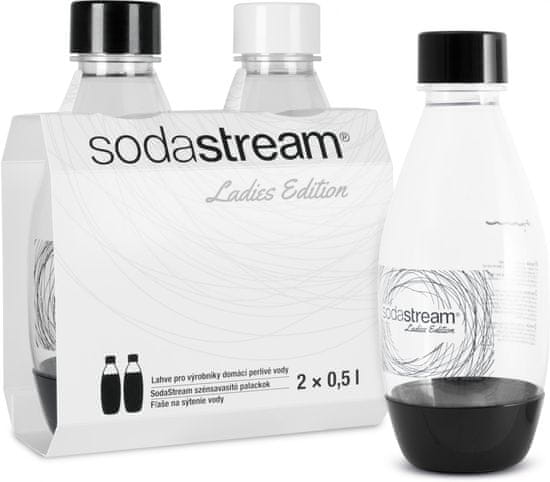 SodaStream Fľaša 0.5l dámska 2ks B&W Grass LE SODA
